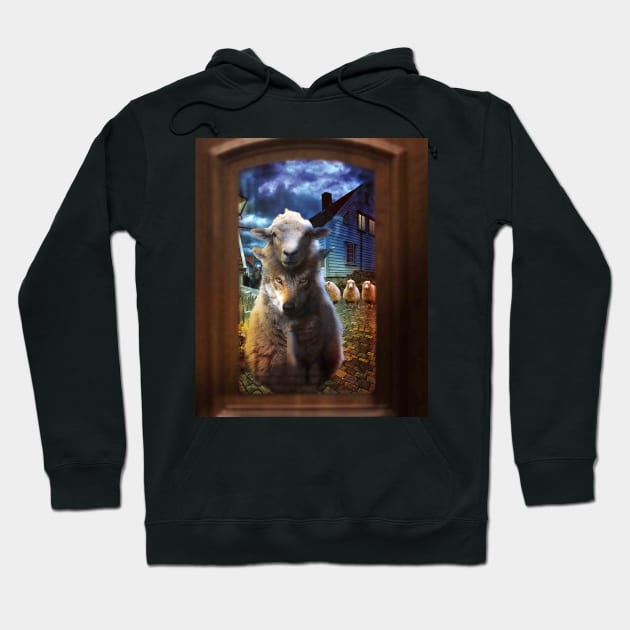 Wolf In Sheep's Clothing Hoodie by Random Galaxy